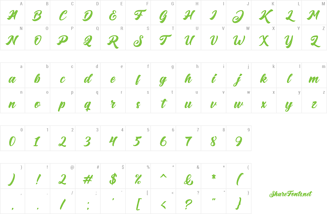 Font Big Blue Rough preview